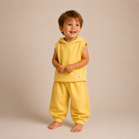G'day Baggy Panel Pants Mellow Yellow