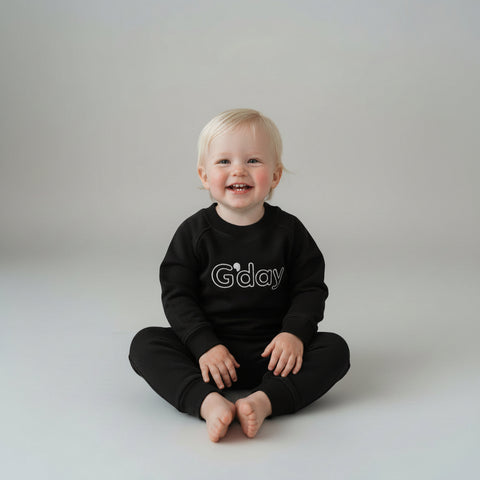 G'day sweat top in Black