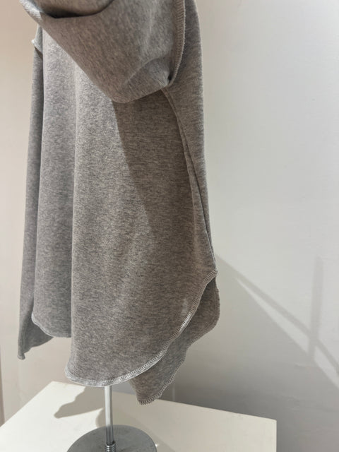 Organic Cotton Reverse Seam Tee, Grey Marle