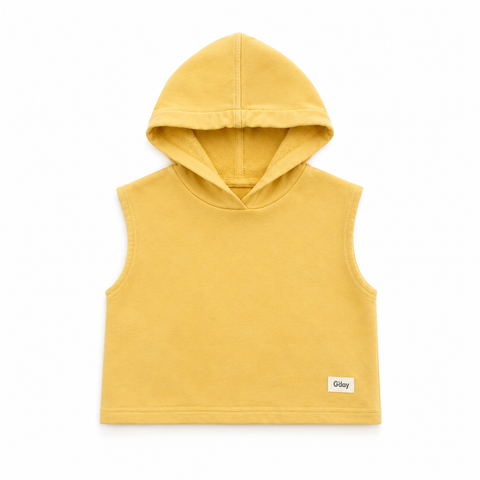 G'day Hooded Vest Mellow Yellow