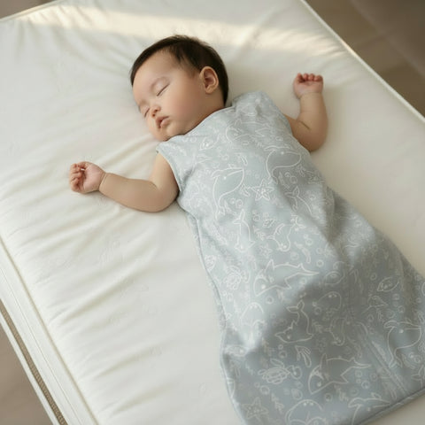 Organic cotton baby sleeping bag