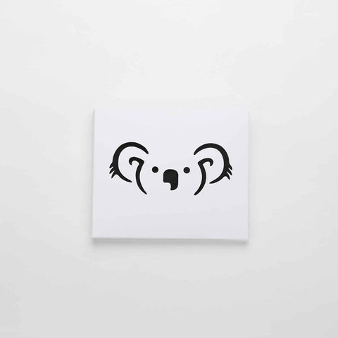 Koala Bib, Natural and Navy