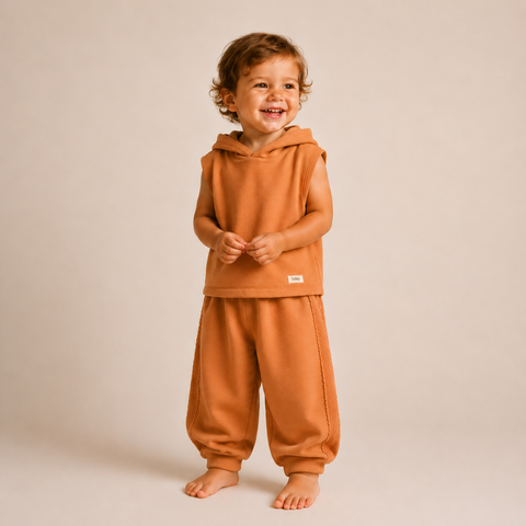 G'day Hooded Vest Outback Rust