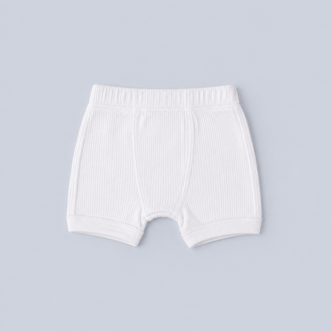 Unisex Ribbed Boxer, Grey Marle