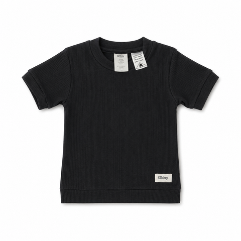 Ribbed Banded Crew