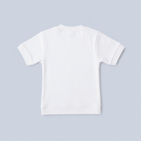 Ribbed Banded Crew