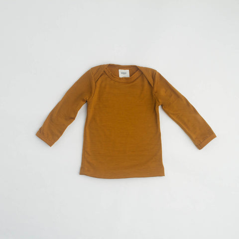 Merino Wool Baby Tee, Manuka