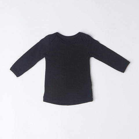 G'day Baby Merino Long Tee in Black