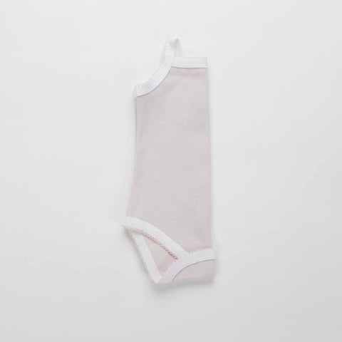 Picot Trim Bodysuit, Blush