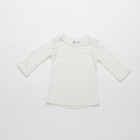 Merino Wool Tee, Natural