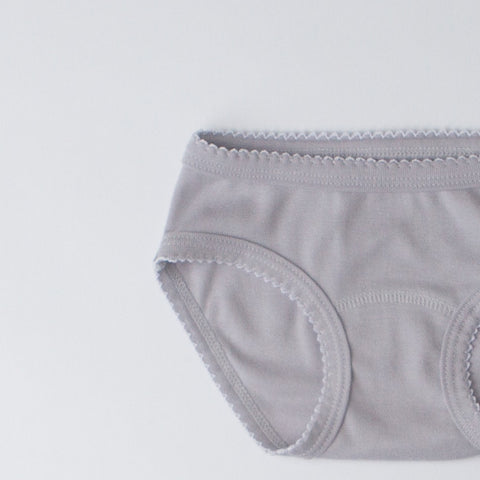 Girls Brief with Picot Trim, Seasonal Hues