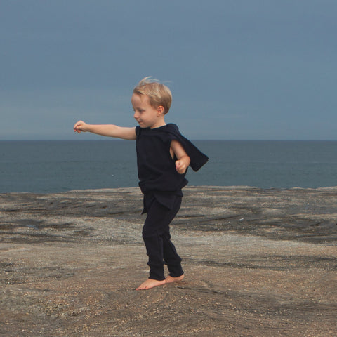 Organic Flap Pocket Sweatpant, Black