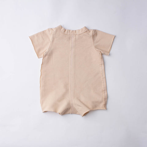 Organic Cotton Lapped Seam Romper