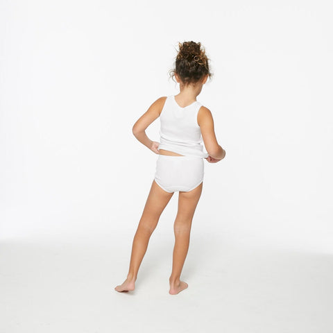 Girls Organic Cotton Full Brief,  Nature Inspired Hues