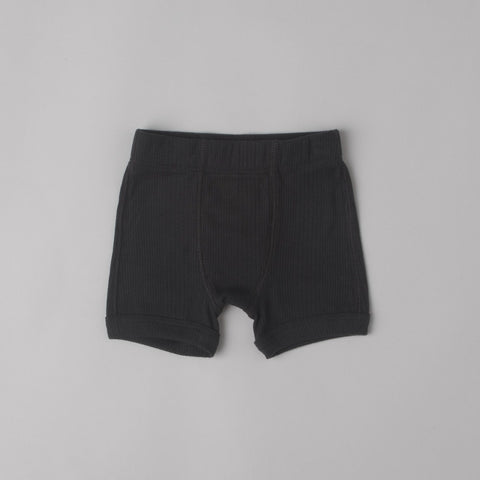 Unisex Ribbed Boxer, White