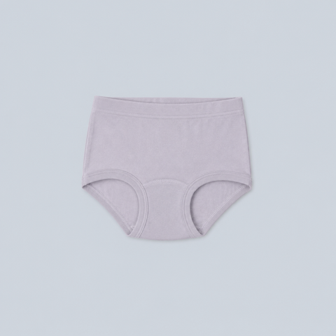 Girls Organic Cotton Full Brief,  Nature Inspired Hues