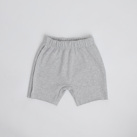 Organic Cotton Short, Grey Marle
