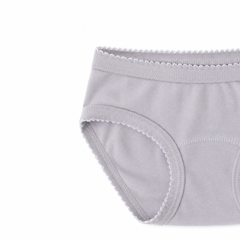 Girls Brief with Picot Trim, Seasonal Hues