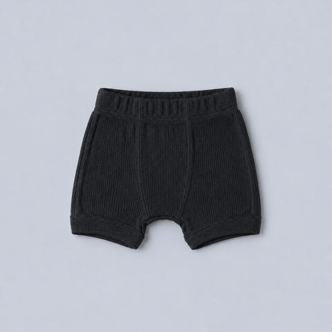 Unisex Ribbed Boxer, White