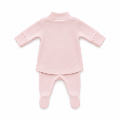Organic Cotton Baby Yoga Set, Pink