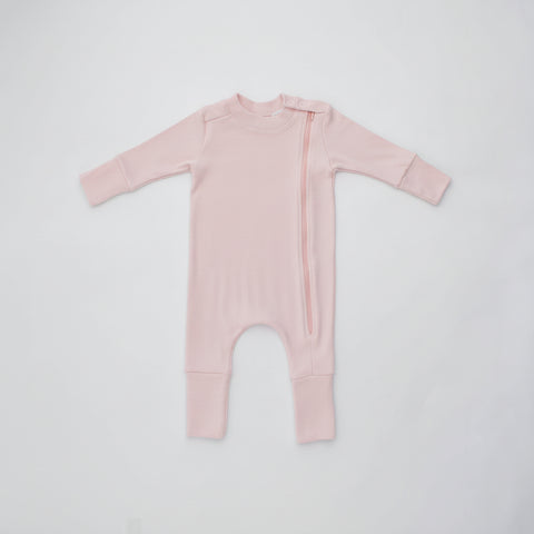 Organic cotton baby zip suit